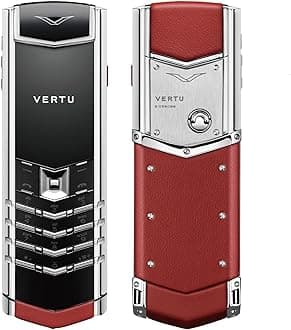 VERTU Signature V Stainless Steel Luxury Business Phone (Red)