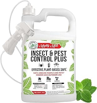 Mighty Mint Insect & Pest Control Plus – Natural Mint Oil Insect Killer Spray, 1 Gallon