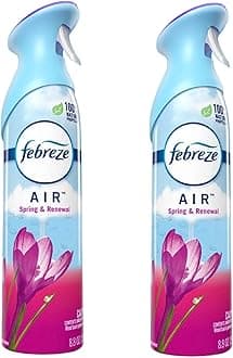 Febreze Odor-Fighting Air Freshener, Spring & Renewal, 8.8 oz each, 2 Packs