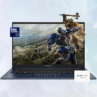 ASUS VivoBook Laptop | 14" FHD (1920 x 1080) Display | 12th Generation 6 Core Processor | 40GB RAM | 1TB Storage | Bluetooth | HDMI | Thin & Light | Windows 11 Pro | w/WOWPC Bundle
