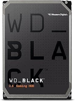 Western Digital 4TB WD Black Gaming Internal Hard Drive HDD - 7200 RPM, SATA 6 Gb/s, 256 MB Cache, 3.5" - WD4006FZBX