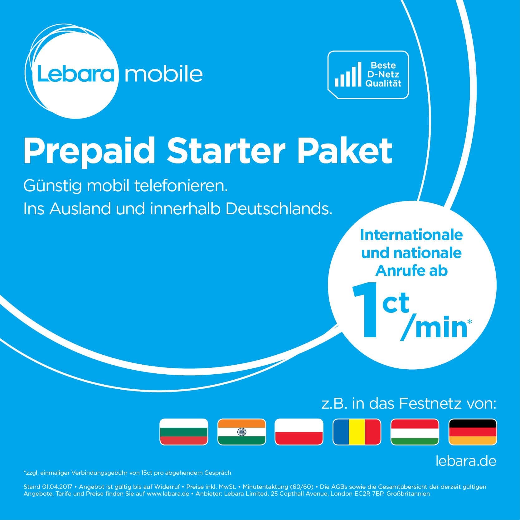 Germany Prepaid SIM Card (Includes 10 EURO Credit)