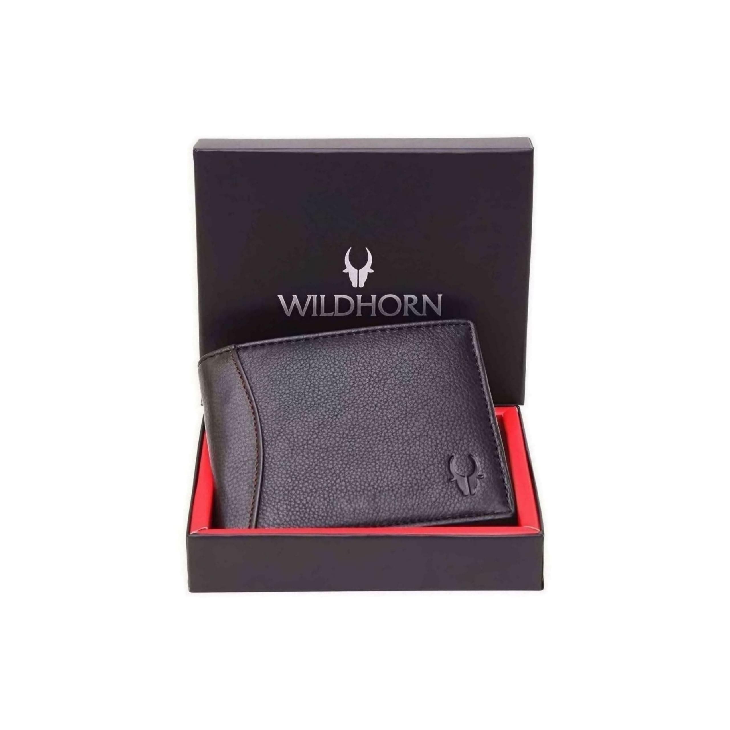 RFID Protected Genuine Leather Wallet for Men's