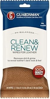 Leather Cleaner Wipes (Set of 20)