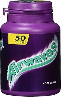 Wriglleys Airwaves Sugar-Free Chewing Gum: Cool CASIS re-closable Container 50pc. of Gum