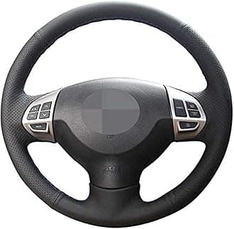 Handstitched Black Car Steering Wheel Cover,For Mitsubishi Outlander 2006-2013 ASX Lancer X 10 2007-2015