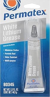 Permatex 80345 White Lithium Grease, 1.5 oz.