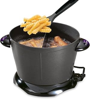 05450 DualDaddy Electric Deep Fryer, Black