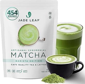 Ceremonial Grade Matcha Green Tea Powder - Authentic Japanese Origin - Artisanal Barista Edition For Cafe Quality Tea & Lattes (1 Pound Bulk Matcha)
