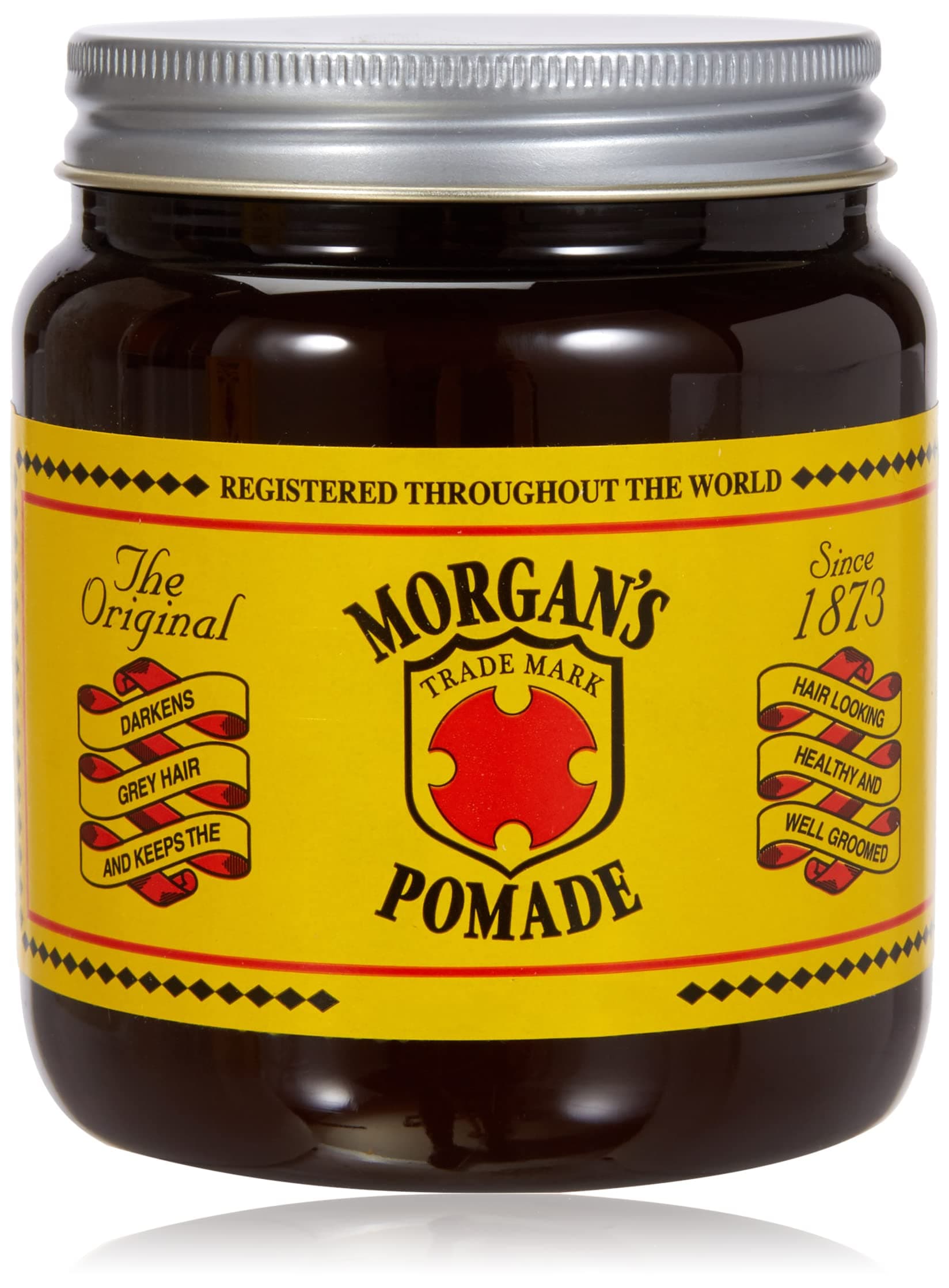 Morgan Pomade Amber Jar, 0.44 Pound