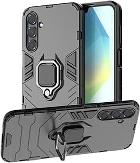 SPAZY CASE® Samsung Galaxy A36 5G Back Cover | Dual Layer Armor Defender Full Body Protective + PC Hybrid Kickstand Back Case for Samsung Galaxy A36 5G