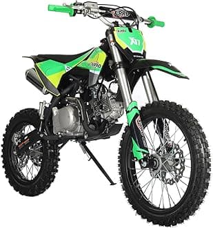 X-PRO X17 125cc Automatic Transmission Dirt Bike with Electric Start, Big 17"/14" Tires!