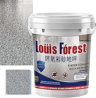 Generic High-Gloss Marble Effect Epoxy Floor Paint, 0.5 kg, Waterproof, Non-Slip, Quick-Dry, Self-Leveling, Concrete, Tiles, Marble, Indoor/Outdoor