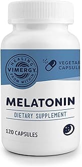 Melatonin – Natural Sleep Aid – Sleep Supplement – Helps You Fall Asleep Faster & Stay Asleep Longer - Non-GMO, Gluten-Free, Kosher, Soy-Free, Vegan, Paleo (120 Counts)