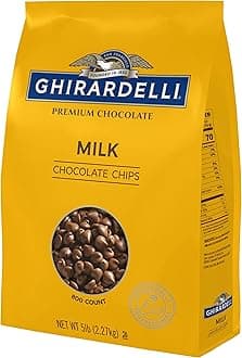 Chocolate Company Milk Chocolate Chips 800 per lb, 5lb. Bag (Pack of 1)
