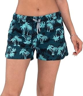 Actleis Womens Swim Shorts UPF50+ Board Shorts Quick Dry Beach Shorts Drawstring Sports Summer Bottom