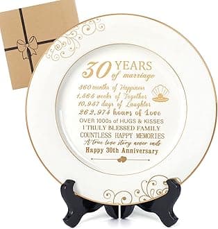 30th Anniversary Plate