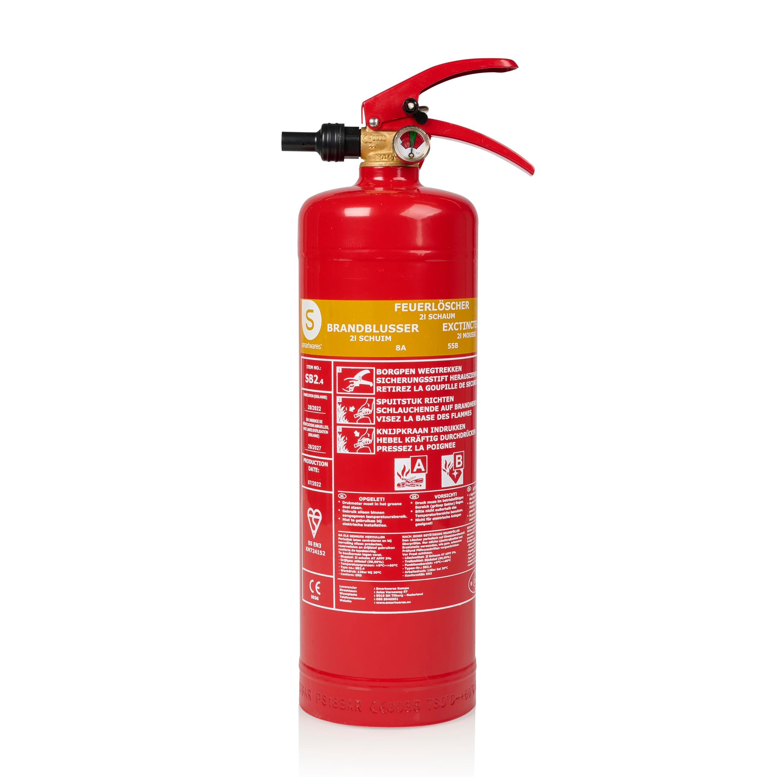 Smartware Foam Extinguisher 2 Litre SW SB2