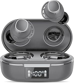 Ear Buds Wireless Earbuds, Bluetooth Headphones 5.3 In Ear with 4 ENC Noise Cancelling Mic, Bass Boost 90%, 60H Playtime Bluetooth Earphones, NEW Mini Bluetooth Earbuds IP8 Waterproof, USB-C