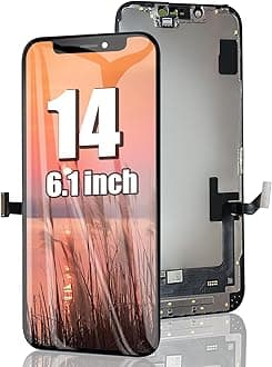 EFAITHFIX for iPhone 14 Screen Replacement 6.1 Inch LCD Screen 3D Touch Display Full HD Digitizer Frame Assembly Compatible with Model A2649,A2881,A2882,A2883,A2884 with Waterproof Adhesive (No Tools)