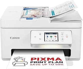 PIXMA TS7750i Series - All-in-One Printers, Copier & Scanner for Home Use | Wireless for Easy Printing From Your Smartphone | Canon Printer Home Printers with PIXMA Print Plan