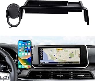 Car Phone Holder for 2020-2022 KIA Telluride Accessories 10.25-Inch Cell Phone Mount with Dash Organizer Hands-Free 360 Degree Rotation