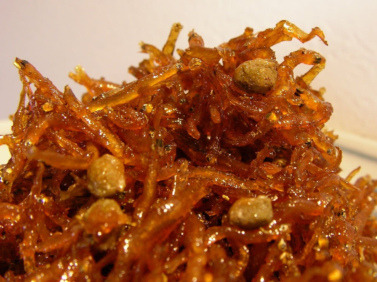 Raw crepe (whitebait) Tsukudani pepper cored