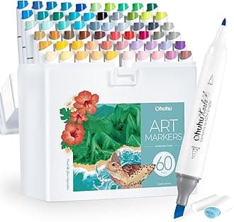 Ohuhu Alcohol Markers Dual Tips