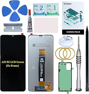 LCD Screen Replacement Kits (No Frame) Compatible with Samsung Galaxy A32 5G SM-A326U Touch Screen Digitizer with Repair Tools