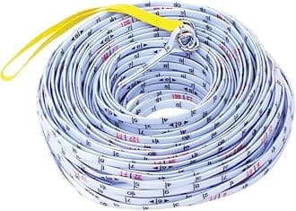 Keson SR50M Surveyors Rope (Graduations: Metric), 50-Meter, White