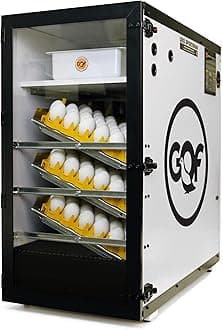 Pinnon Hatch Farms Incubator GQF 1502 Cabinet Incubator Hatcher Includes + 6pk Hatching Egg Trays & 3030 Water Reserve System (with 6 Pheasant Trays)