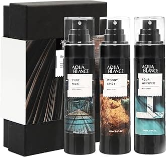 Fragrance Mist, Body Spray for Men, Pack of 3, Each 3.4 Fl Oz