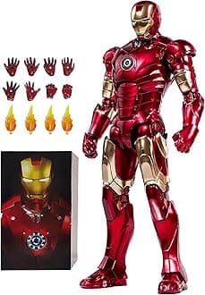 7 Inch MK3(1/10 Scale) Action Figure,Exquisite Painting Collectible Figure with Lots of Accessories