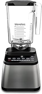 - Blendtec Original Designer Series Blender and 90 Oz WildSide+ Jar - Kitchen Blender Bundle - Stainless Steel