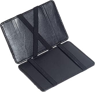 Men's Fashion Magic Money Clip Leather Minimalistic Slim Wallet