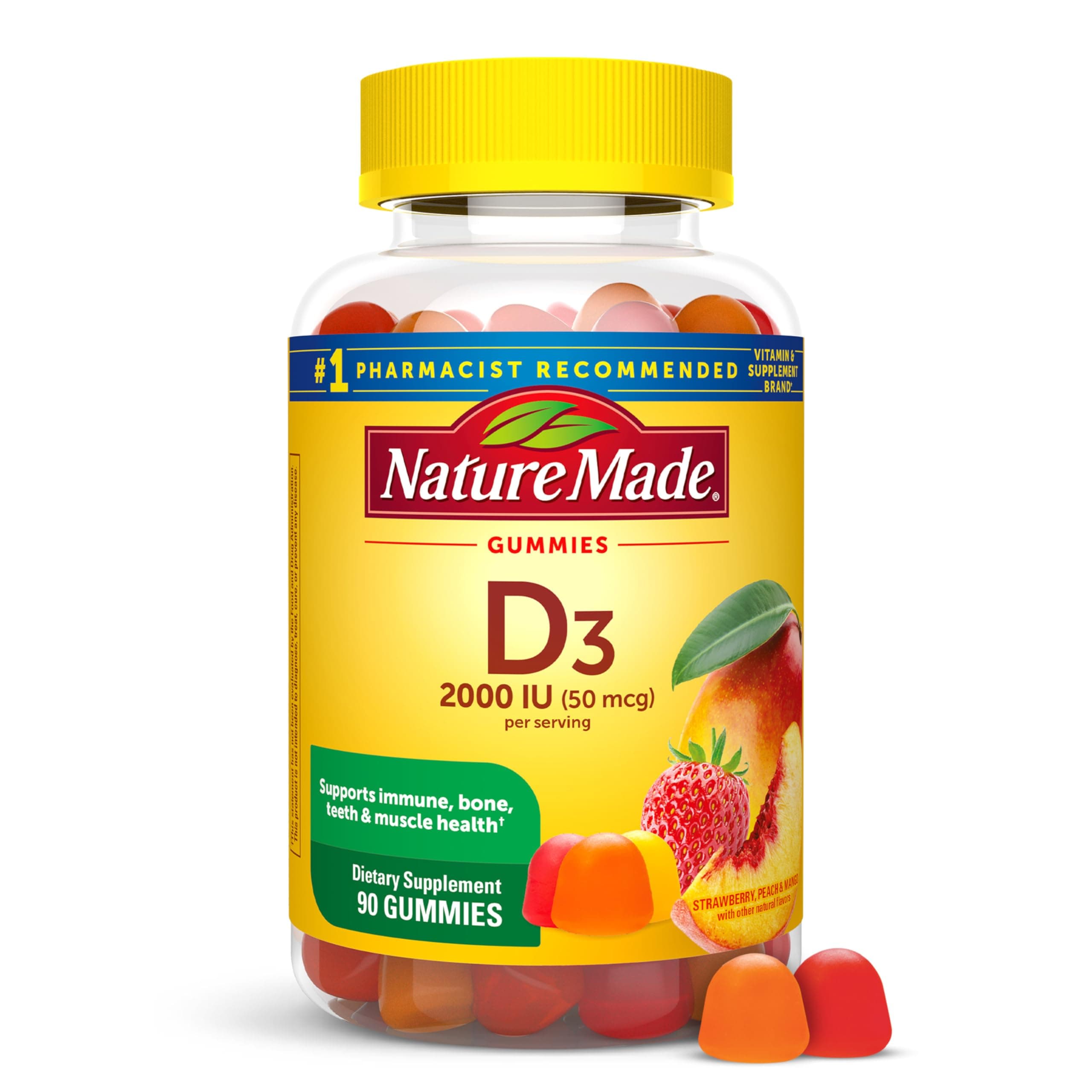 Nature Made Vitamin D3 2000 IU (50 mcg)