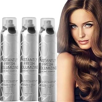 Halo-vida Dry Shampoo,Instantly Fresh Volumizing 𝘿𝙧𝙮 𝙎𝙝𝙖𝙢𝙥𝙤𝙤,Invisible Dry Shampoo,Natural 𝘿𝙧𝙮 𝙎𝙝𝙖𝙢𝙥𝙤𝙤 Volumizing Spray,Travel Dry Shampoos,Non-Greasy, Natural,Refreshing (3PCS)