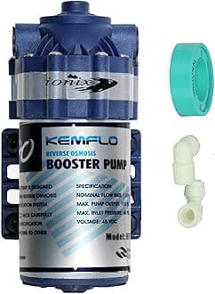 IONIX 100% copper, Metal body Kemflow ro booster pump | ro booster motor | high pressure Ro motor | kemflow ro pump | imported from Korea, 1 Piece, Silver