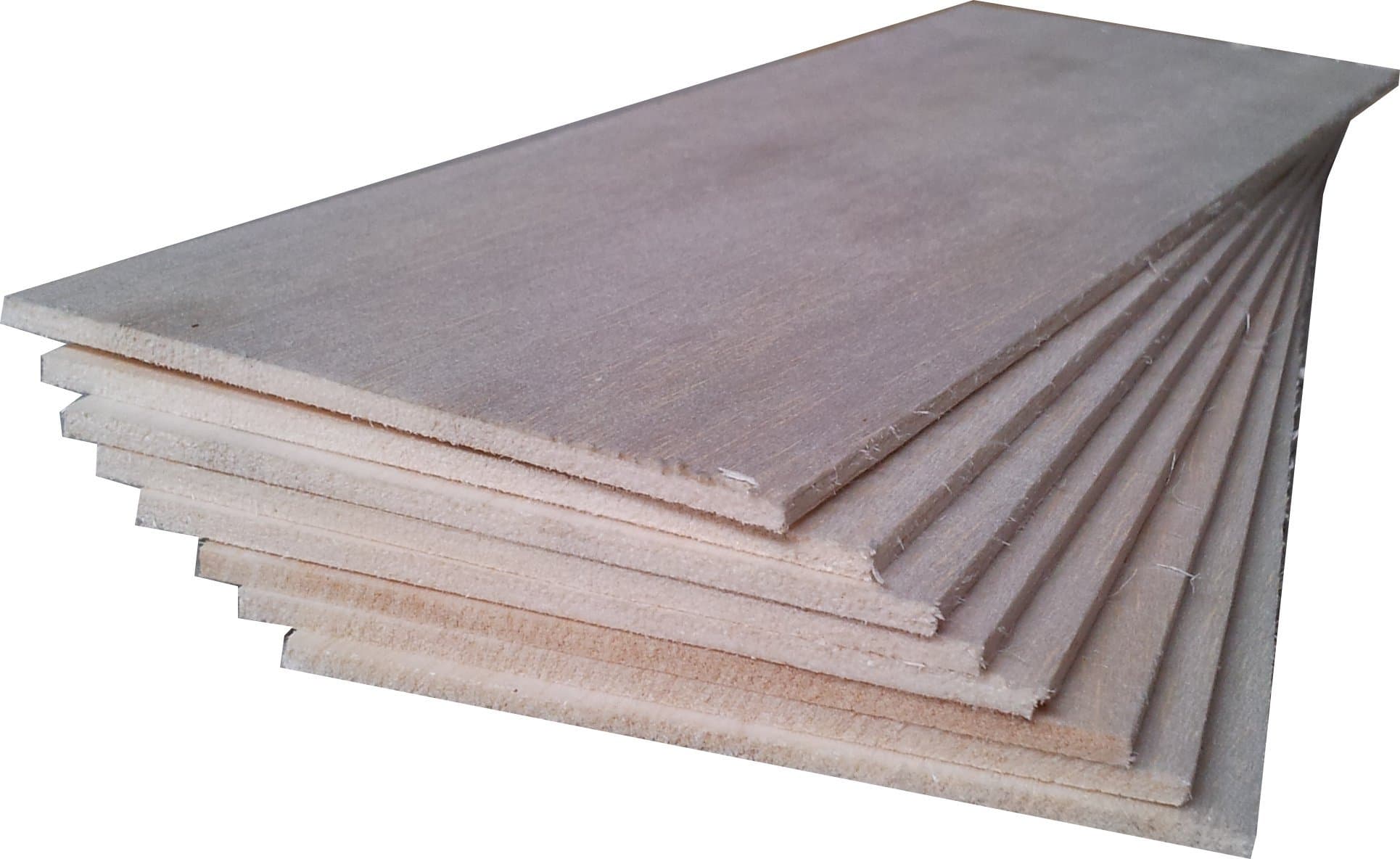 Balsa Wood 8 Sheets 18" x 4" x 1/8" (460mm x 100mm x 3mm)