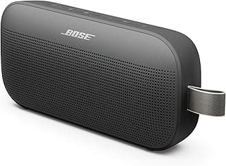 Bose SoundLink Flex Bluetooth Speaker (2nd Gen) - Portable Outdoor Speaker with Hi-Fi Audio, Waterproof and Dustproof, USB-C, Up to 12 Hours Battery Life, Black