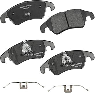 Bendix Premium SBC1322A Ceramic Front Brake Pads for Audi A4 2016-2009, A4 Quattro 2016-2009, A5 2014-2010, A5 Quattro 2017-2008, allroad 2016-2013, S4 2016-2010, S5 2017-2008