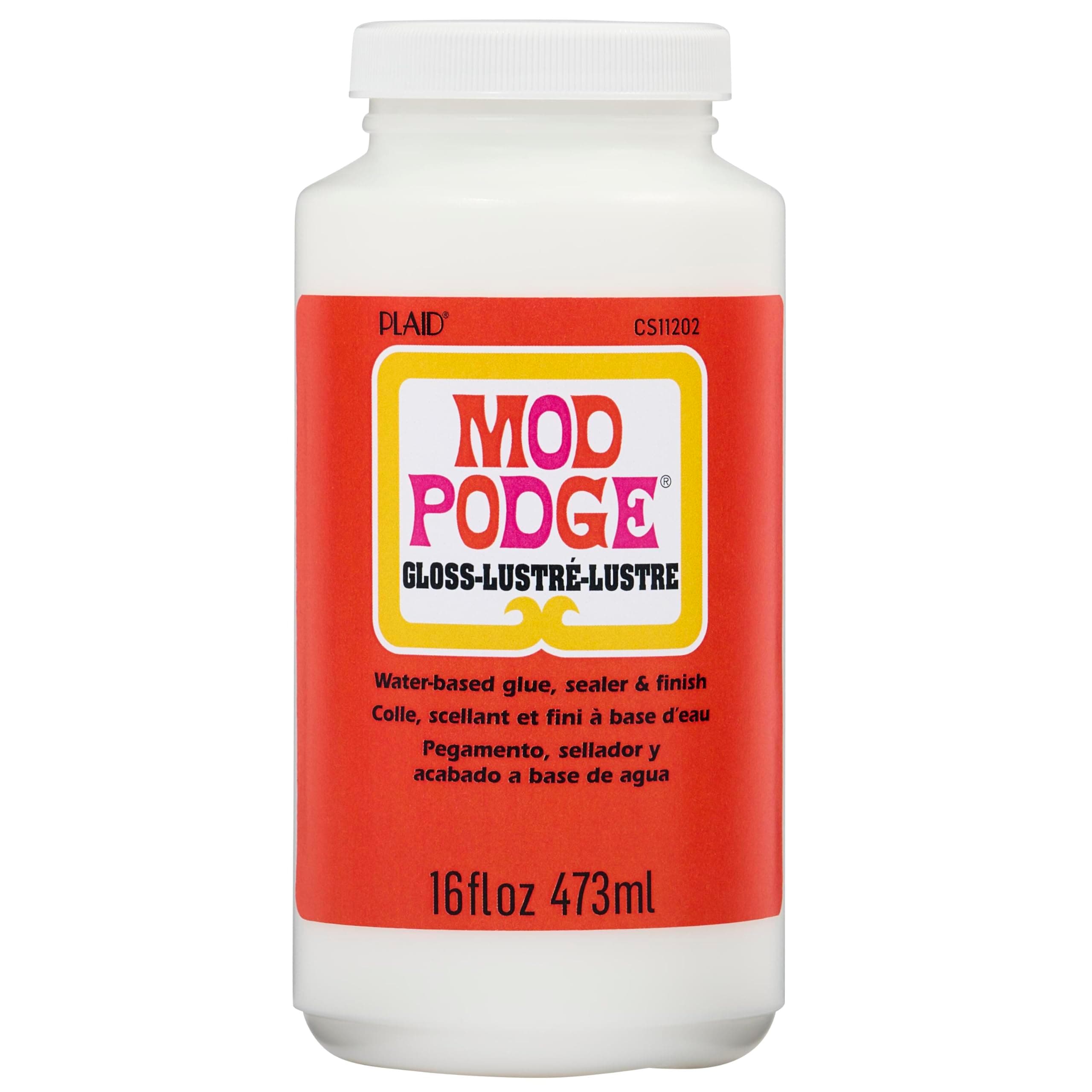 Mod Podge Gloss Waterbase Sealer, Glue and Finish,16 oz