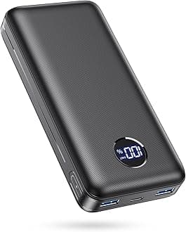 Portable Charger 40000mah Power Bank, USB-C (22.5W) Fast Charging Battery Pack Portable Phone Charger for iPhone 15/14/13 Series, Android Samsung Galaxy, for Travel Camping - Black