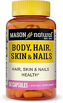 Mason Natural Body Hair Skin Nails Beauty Formula Vitamins Capsule Multivitamin Dietary Supplement With Biotin And Calcium Supports Healthy Hair Skin Nails And Overall Wellness 60 Count