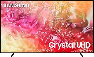 Samsung DU7100 43" Crystal UHD SmartTV, With Crystal Processor 4K, PurColour, Object Tracking Sound Lite, Gaming Hub, Smart TV powered by Tizen, UE43DU7100KXXU, UK Model (2024) [Energy Class G]
