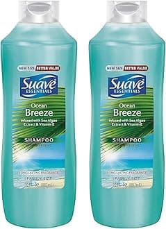 Essentials Shampoo - Ocean Breeze - Family Size - Net Wt. 30 FL OZ (887 mL) Per Bottle - Pack of 2 Bottles