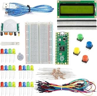 Raspberry Pi Pico (RP2040) Starter Kit for Microcontroller Development Board