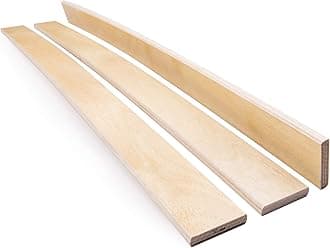 Pack of 10 Slats Birch Wood Sprung Bed Base Replacement Single Double 5 cm wide 640 mm Long