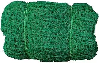 AMZ Sports Nets 2mm 36 Ply Cricket Batting Practice Net Regular Training Netting for Outdoor Backyard Ground Sports (2mm Thickness) (10FtX30Ft, Green)