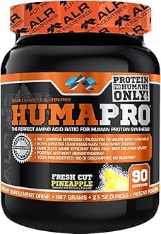 ALR Industries Humapro,  Protein Matrix Formulated for Humans, Waste Less. Gain Lean Muscle, Fresh Cut Pineapple, 667 Grams